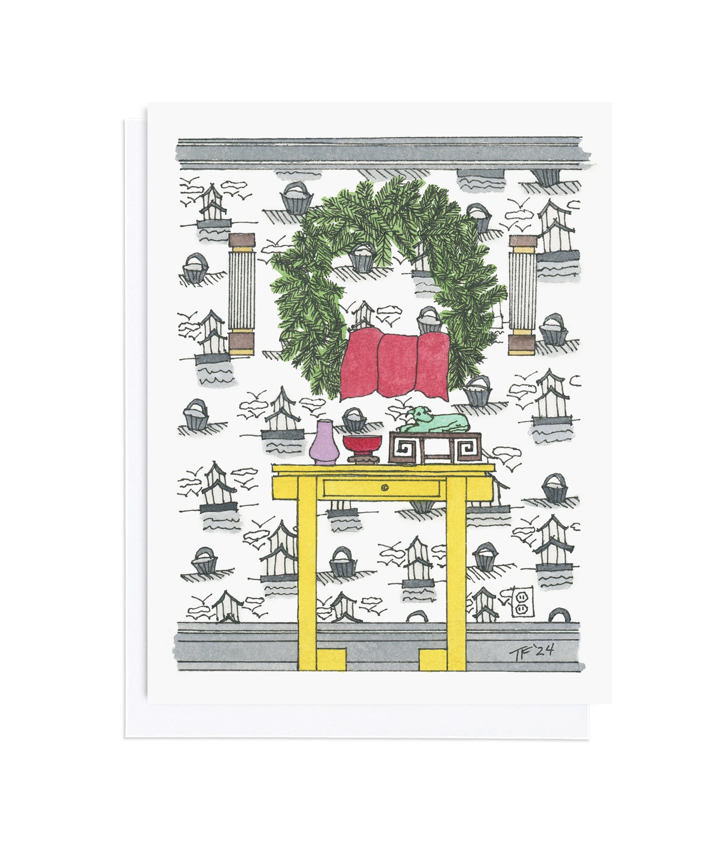 CS 017 New York Elevator Lobby at Christmas