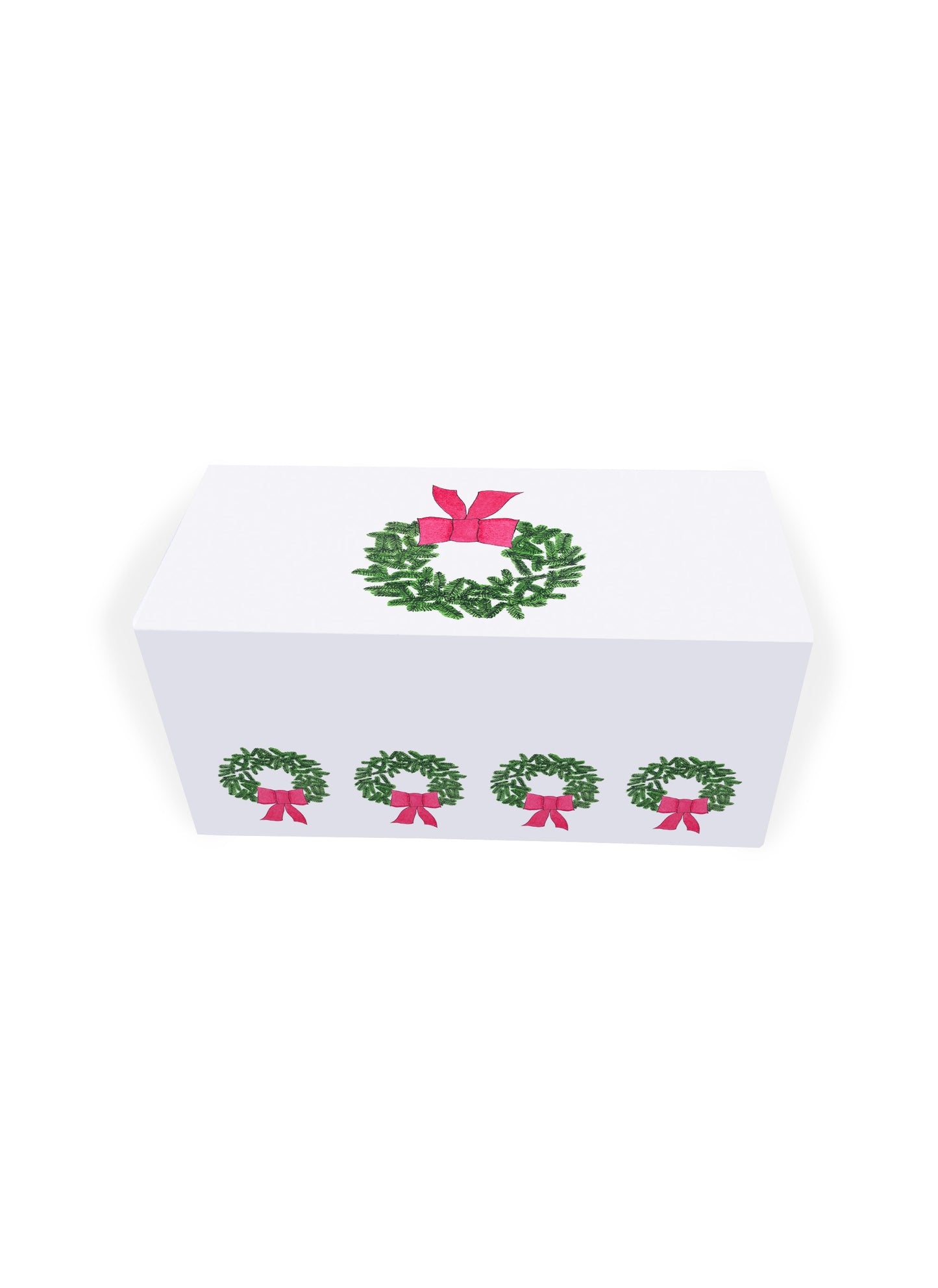 PCCS 018 Christmas Wreath Tented Place Card - Set Of 12