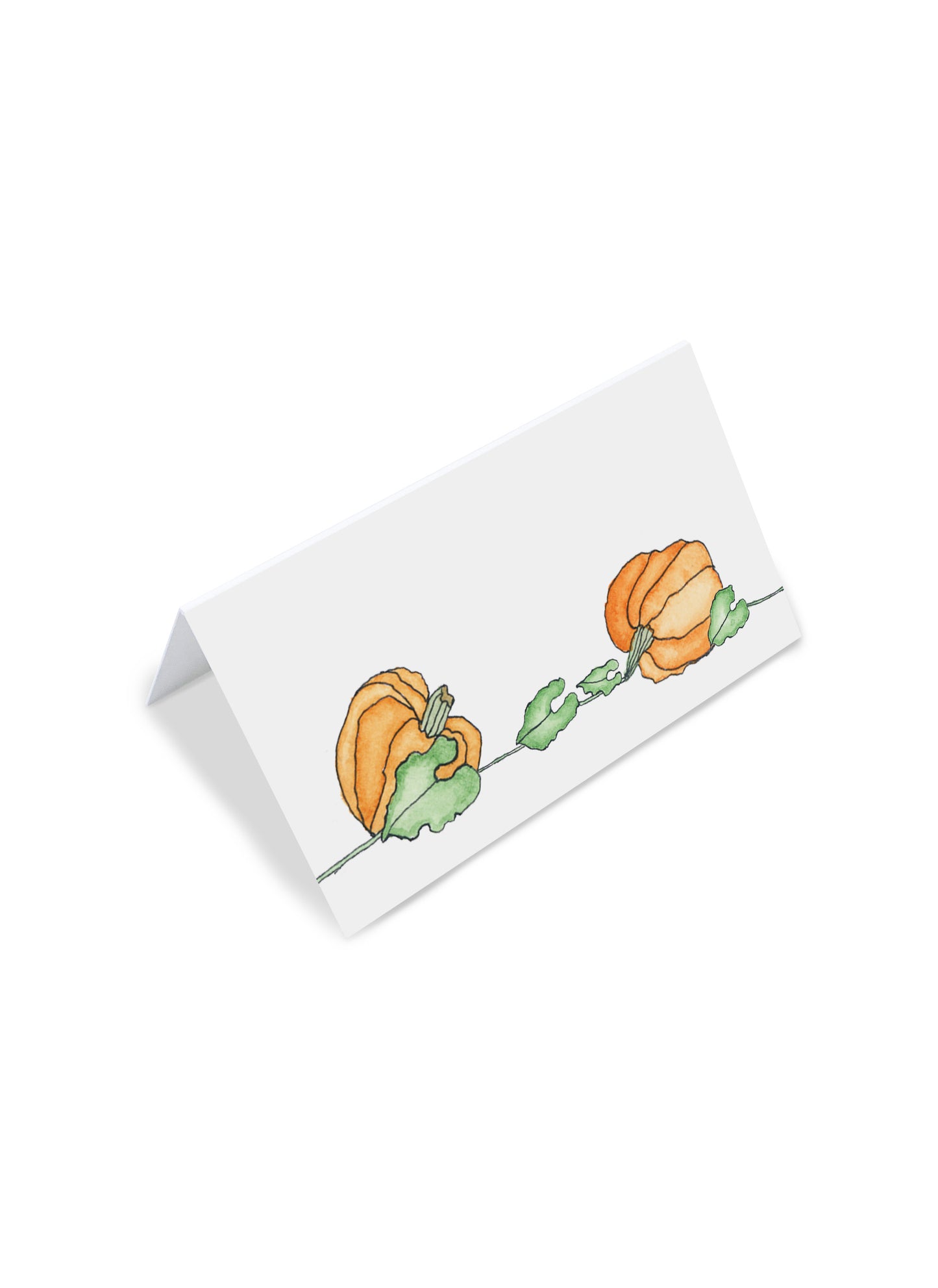 PCTG 002 Pumpkin Patch Tented Place Card - Set Of 12