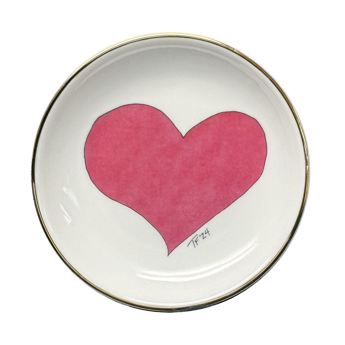RDAV - 012 Ring Dish Simple Heart