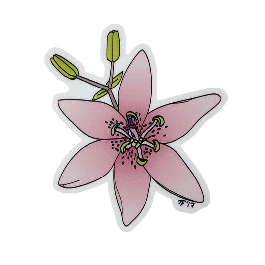 STBT 006 - Sticker Pink Lily