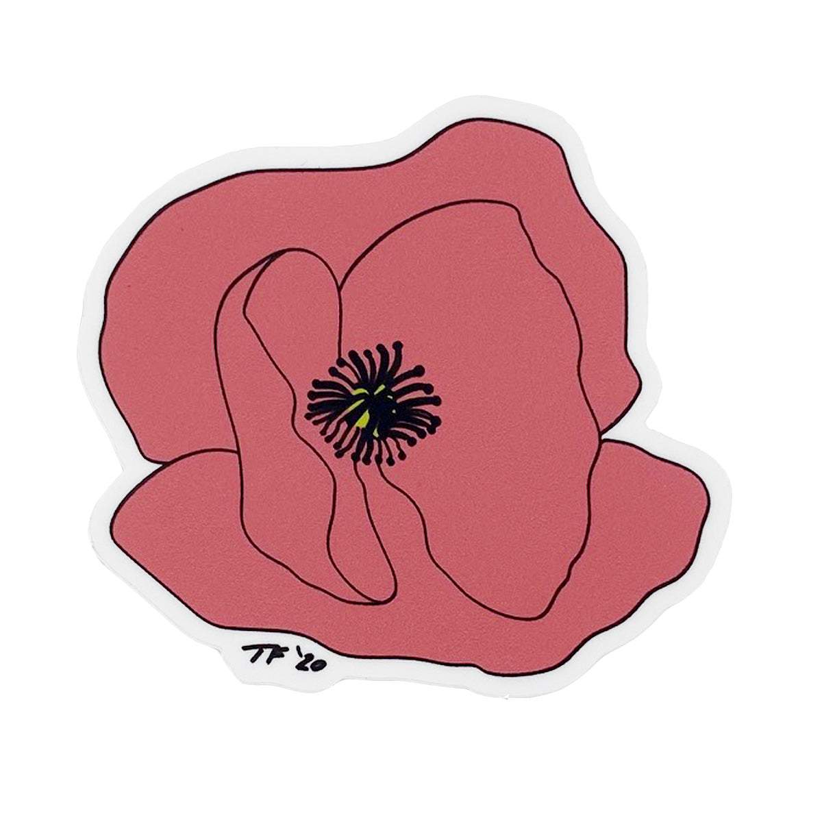 STBT 008 - Sticker Poppy