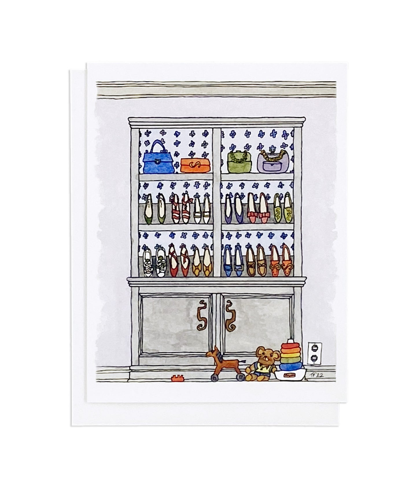 BY 001 - Mom's Shoe Closet with Toys