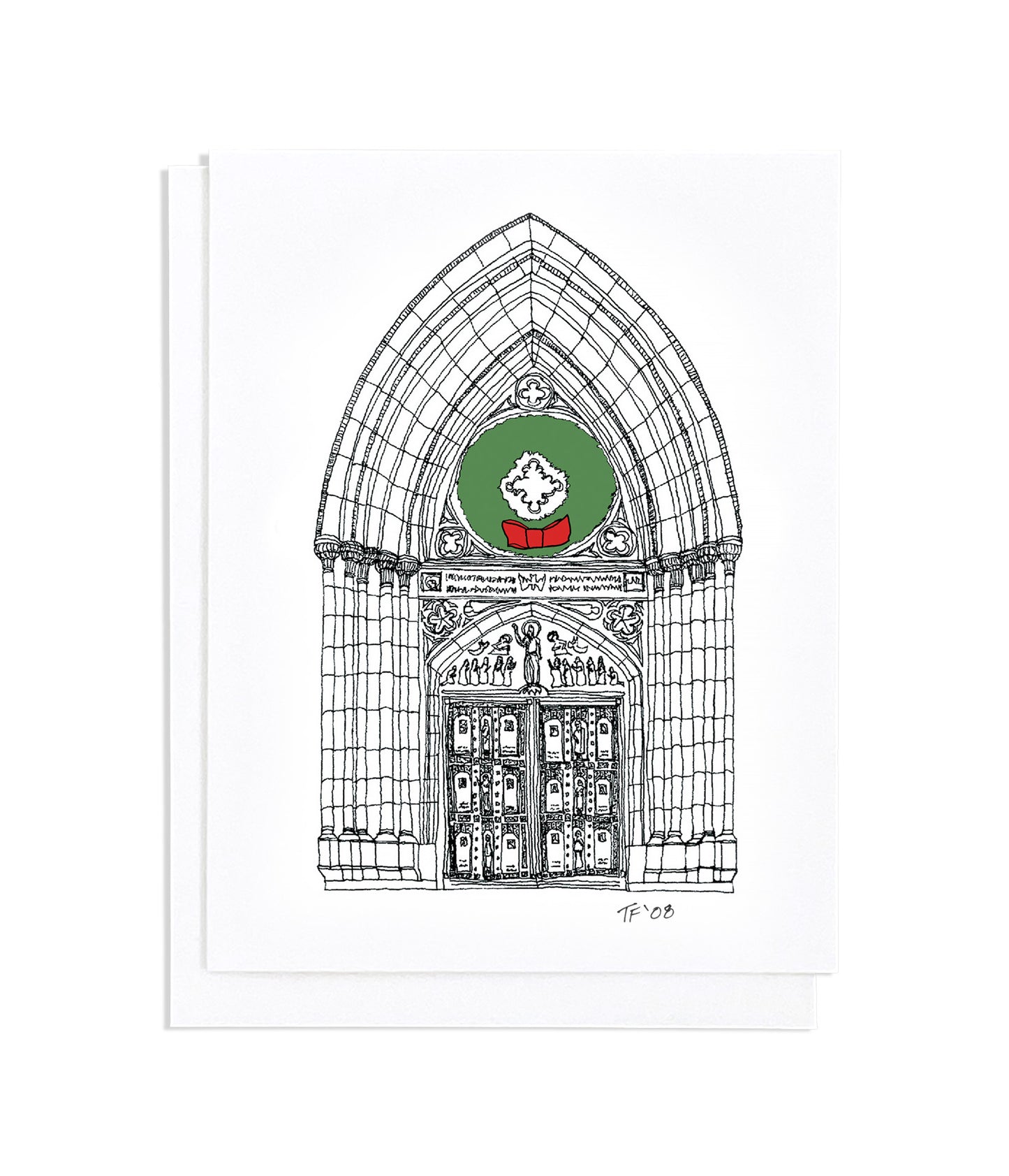 CS 008 - Door to St. Patrick's Cathedral at Christmas