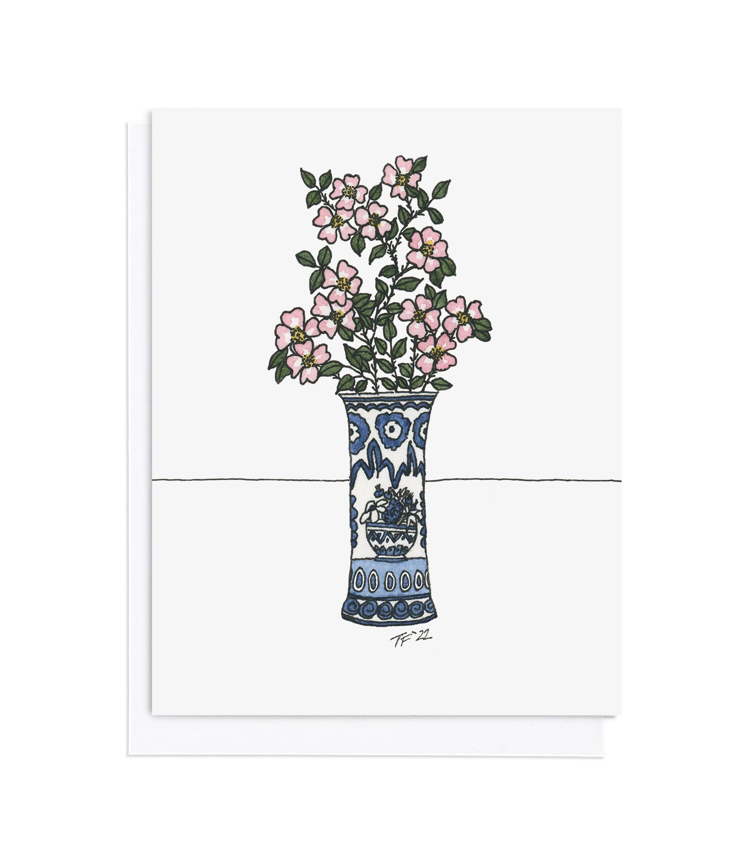 BT 011 - A Flower in a Delft Vase