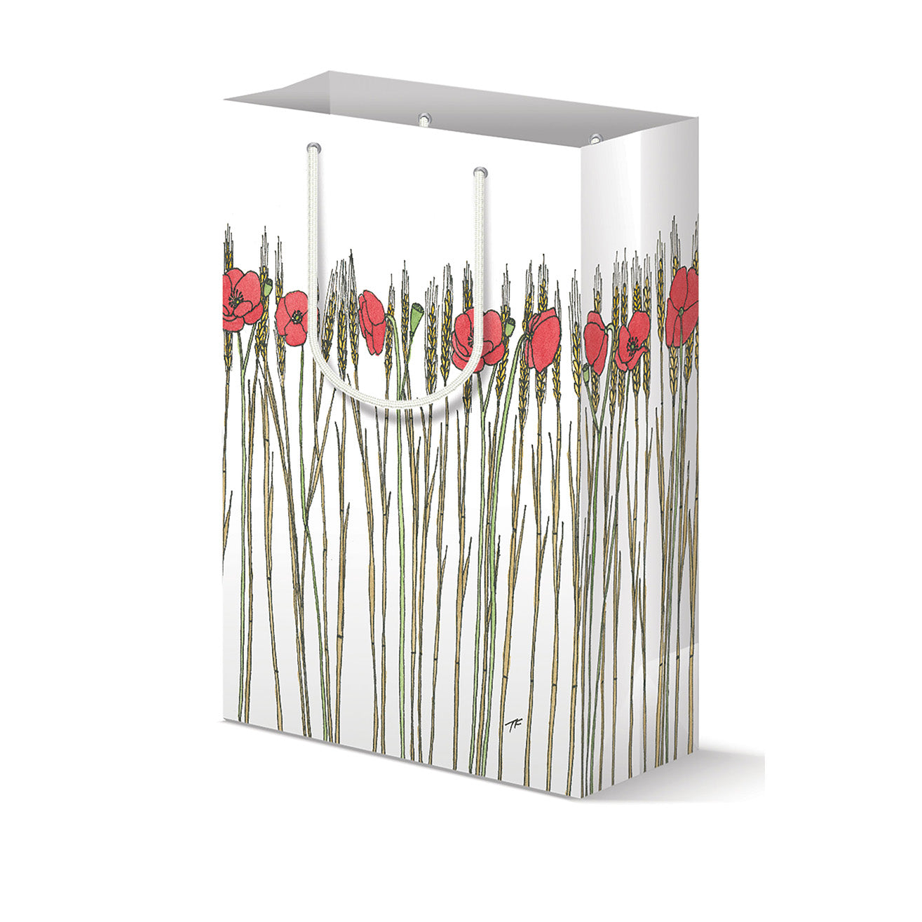 BGBT 025 Poppies and Wheat Gift Bag