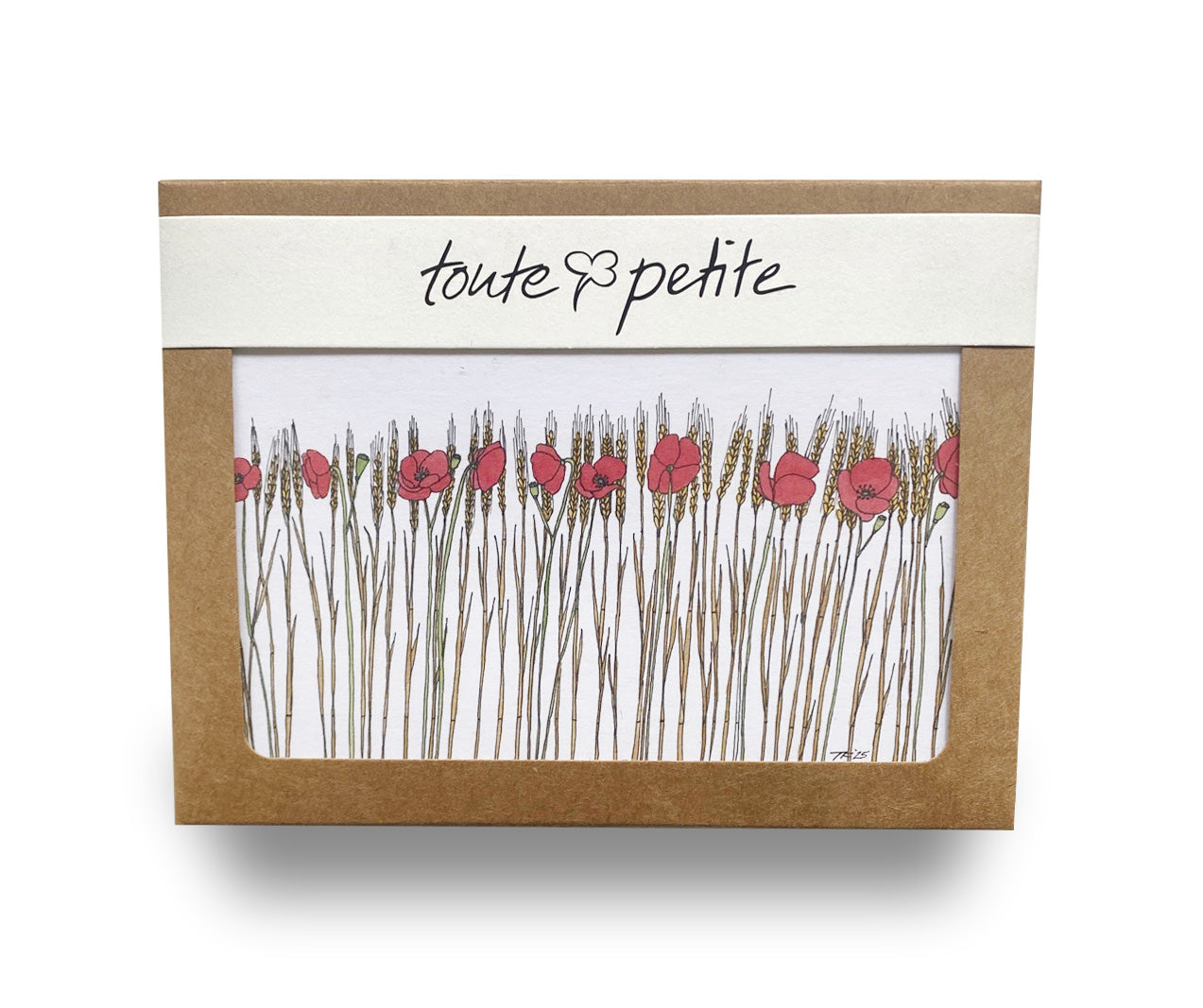BSBT 024 Poppies and Wheat - Box Set of 6 cards