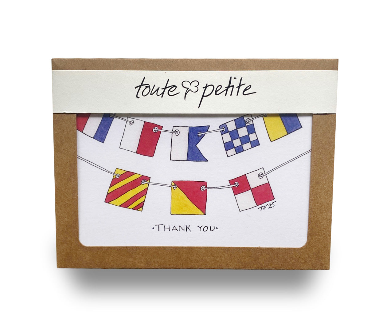 BSOC 020 Thank you Nautical Flags - Box Set of 6 cards