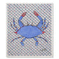 DCOC 015 Crab on Grid Swedish DishCloth