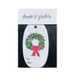 GTCS 018 Christmas Wreath Gift Tag