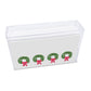 PCCS 018 Christmas Wreath Tented Place Card - Set Of 12