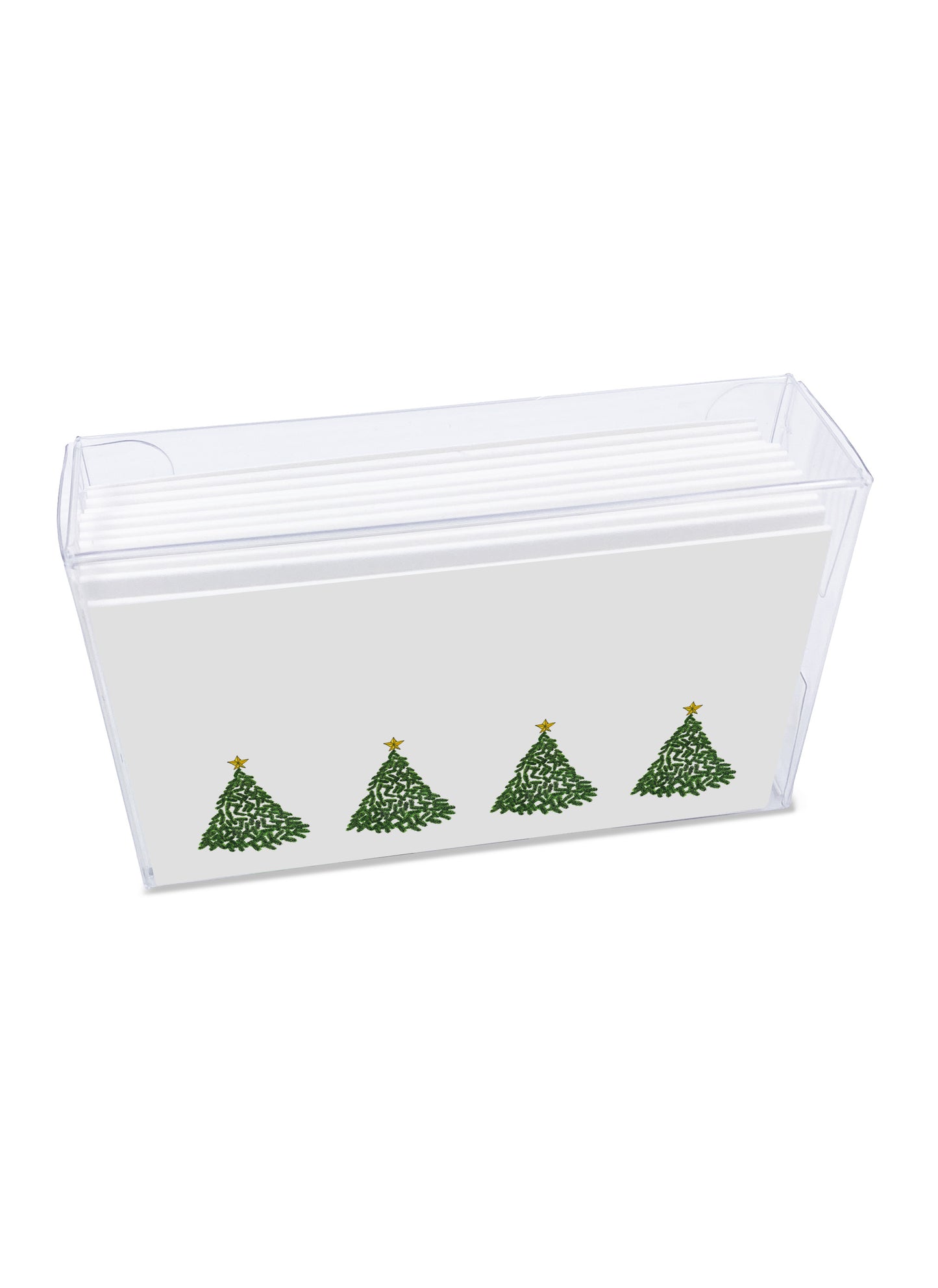 PCCS 020 Lonesome Christmas Tree Tented Place Card - Set Of 12