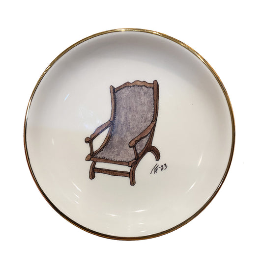 RDTJ 001 - Thomas Jefferson Campeche Chair Ring Dish